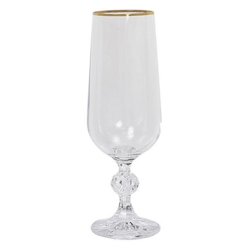 Sterna Flute Glass Gold 280 Ml